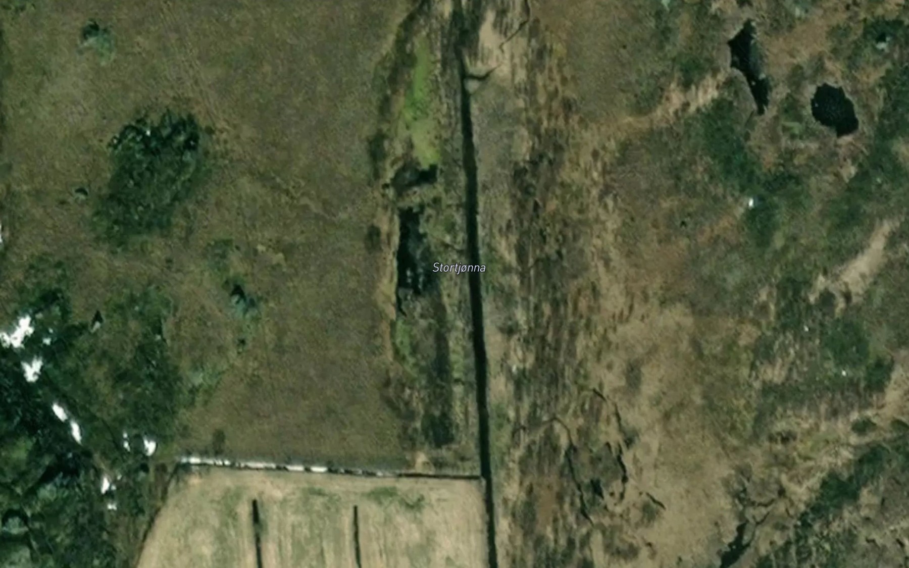 Satellite map of the Stortjorna
