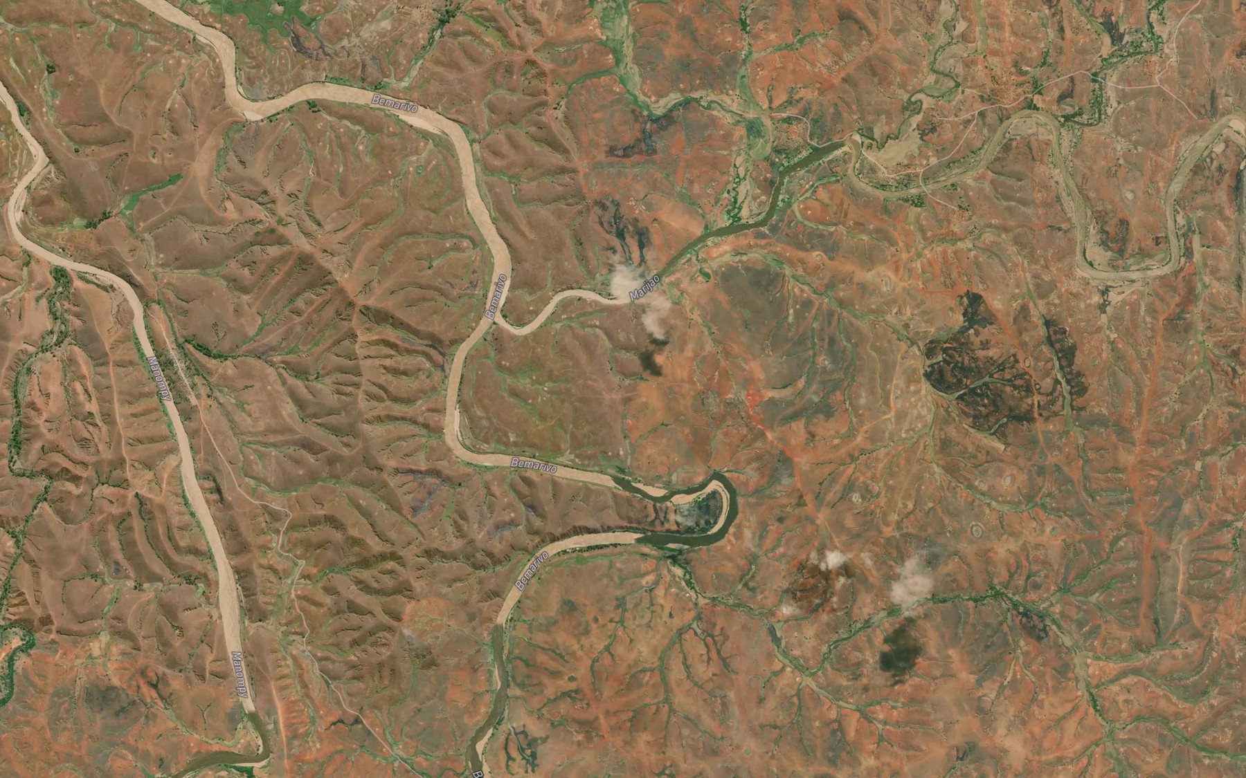 Satellite map of the Marijao