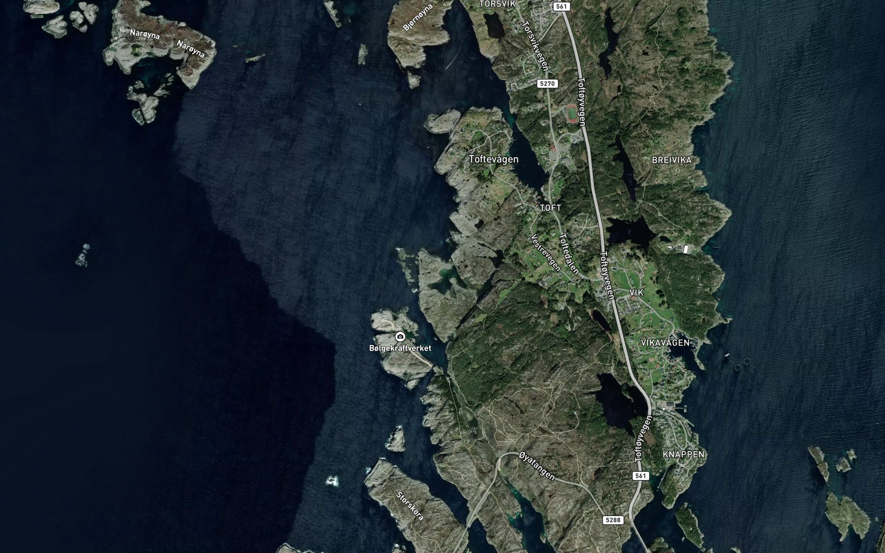Satellite map of the Ostrhopen