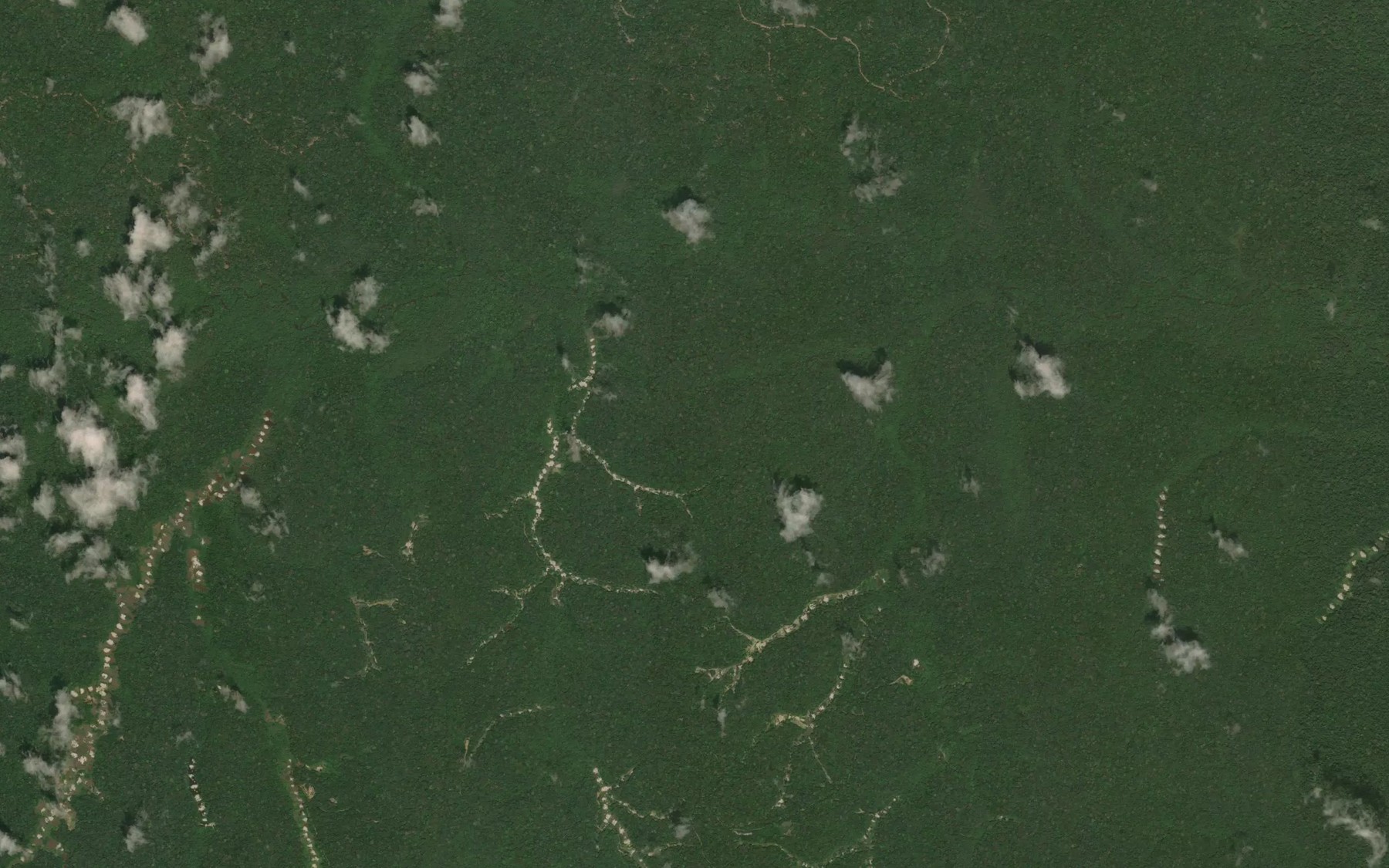 Satellite map of the Lebame