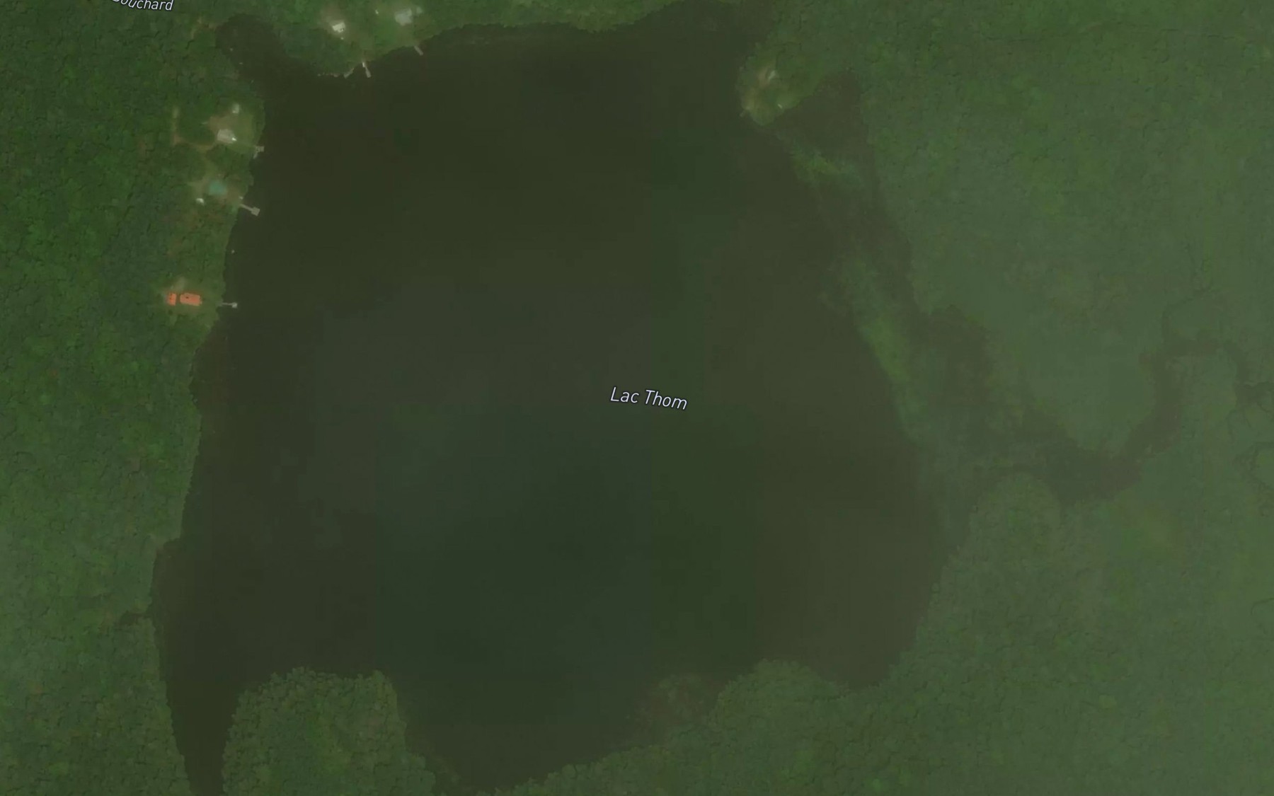 Satellite map of the Lac Thom