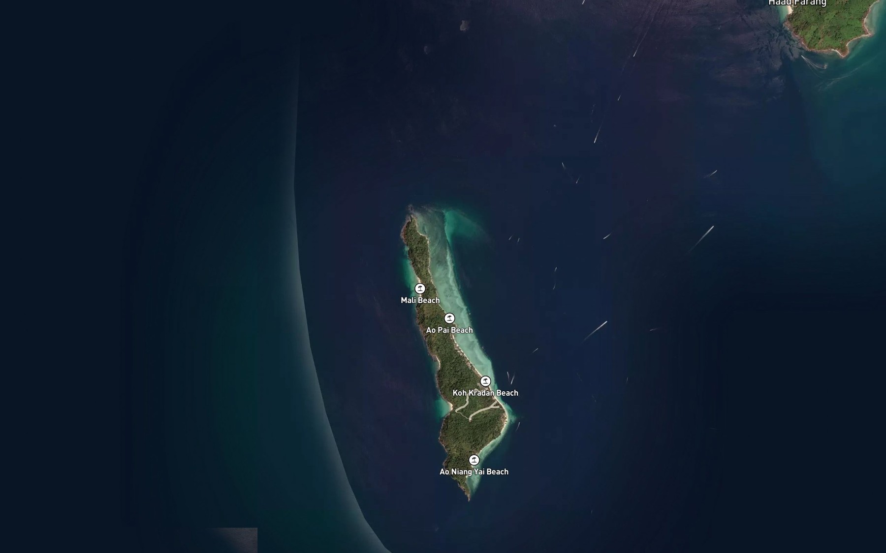Satellite map of the Ao Phai