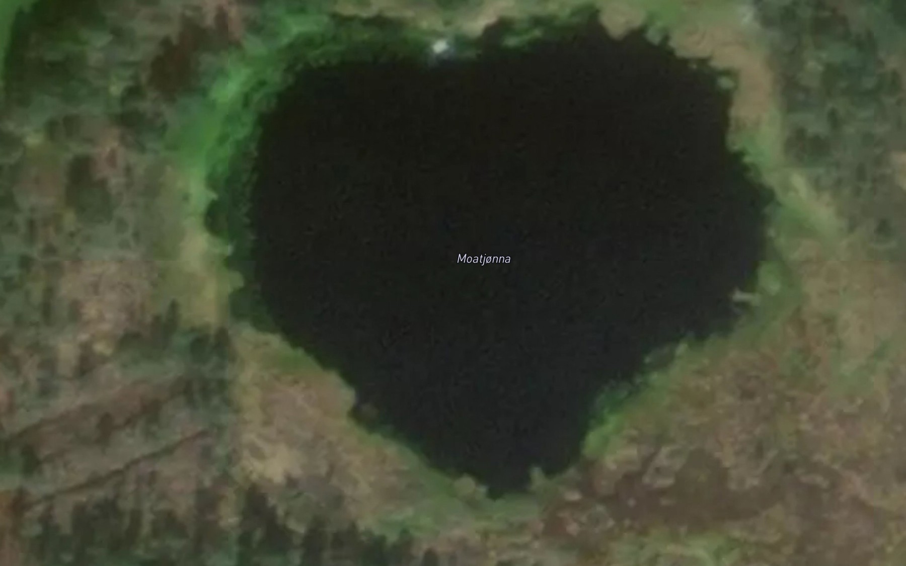 Satellite map of the Moatjorna