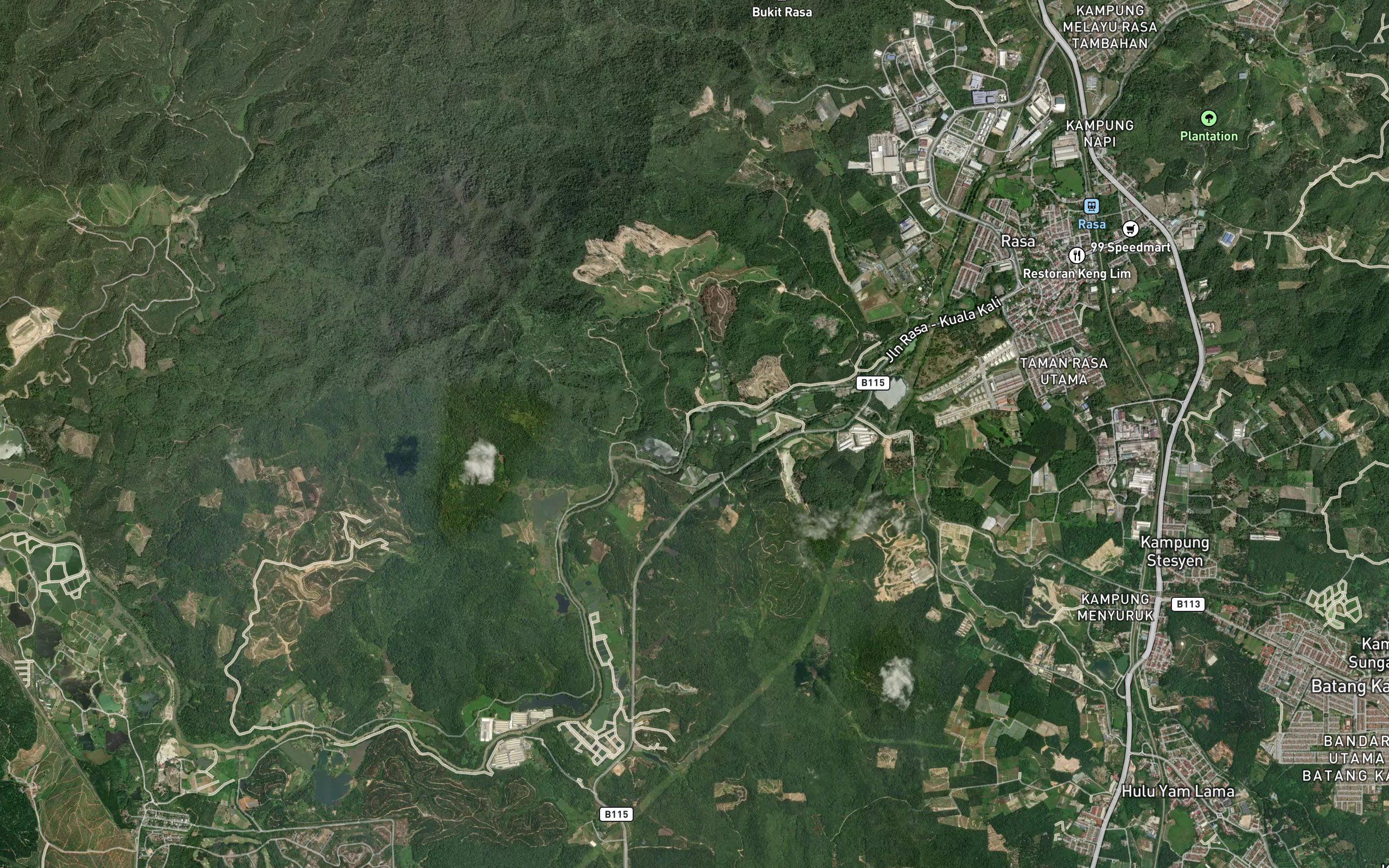 Sungai Tunggol Menyala