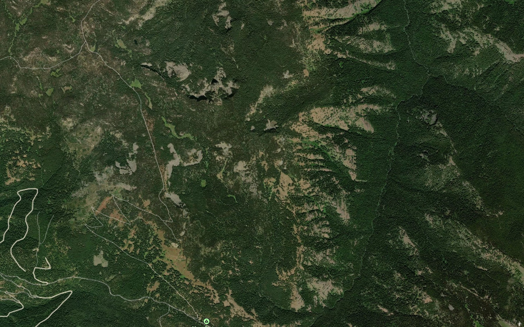Satellite map of the Horseshoe Spring