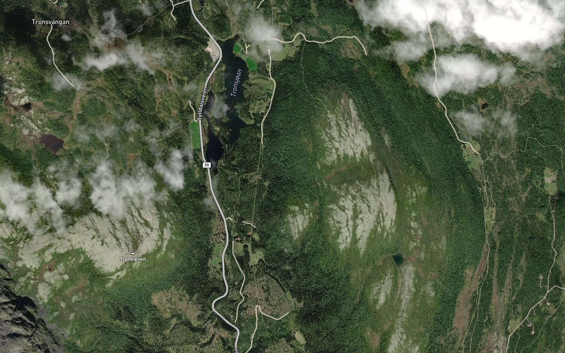 Satellite map of the Jonnbekken