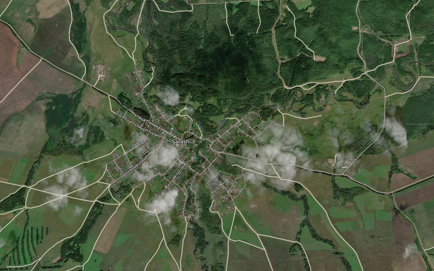 Satellite map of the Sarashka
