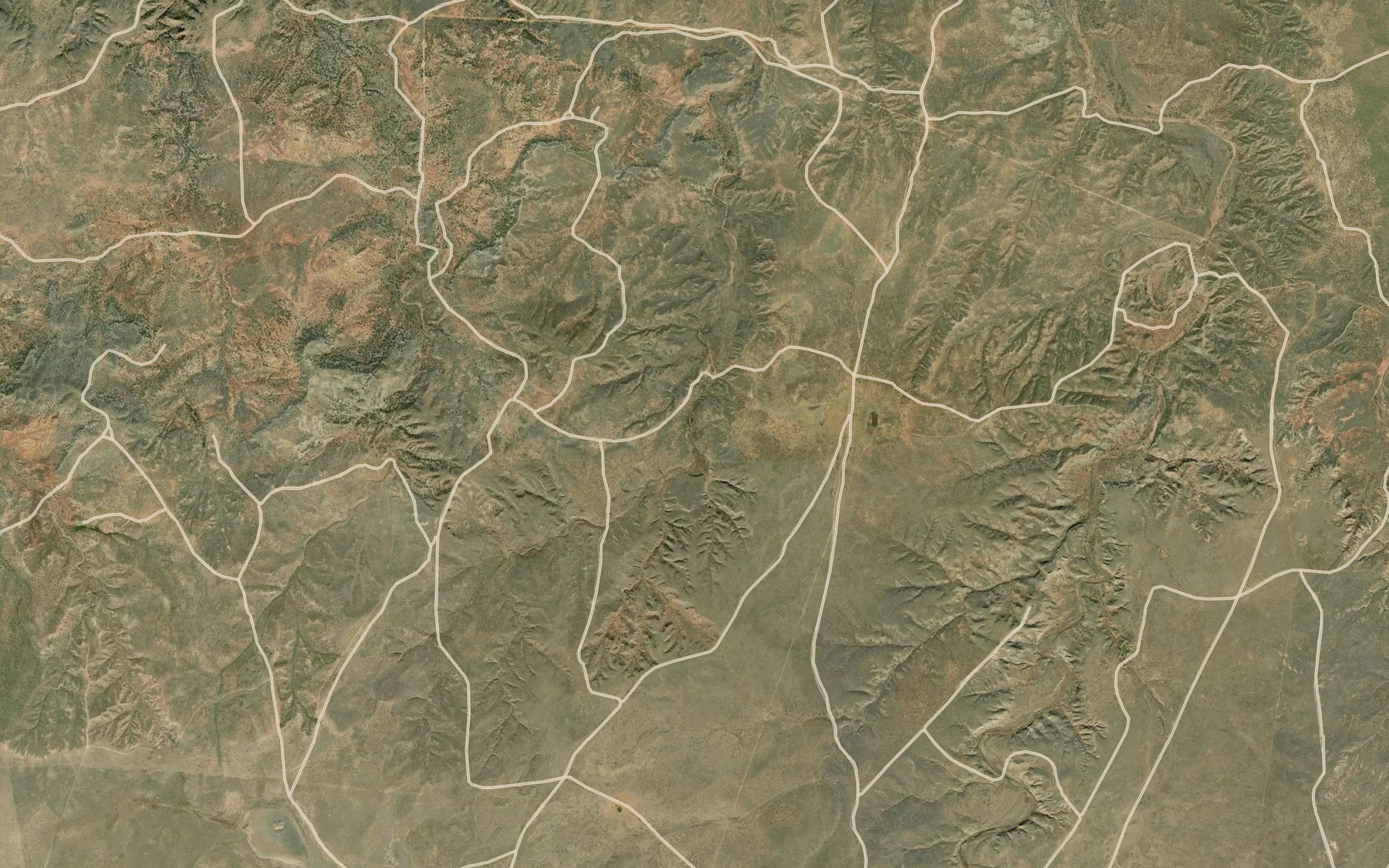 Satellite map of the Spring Creek Spring