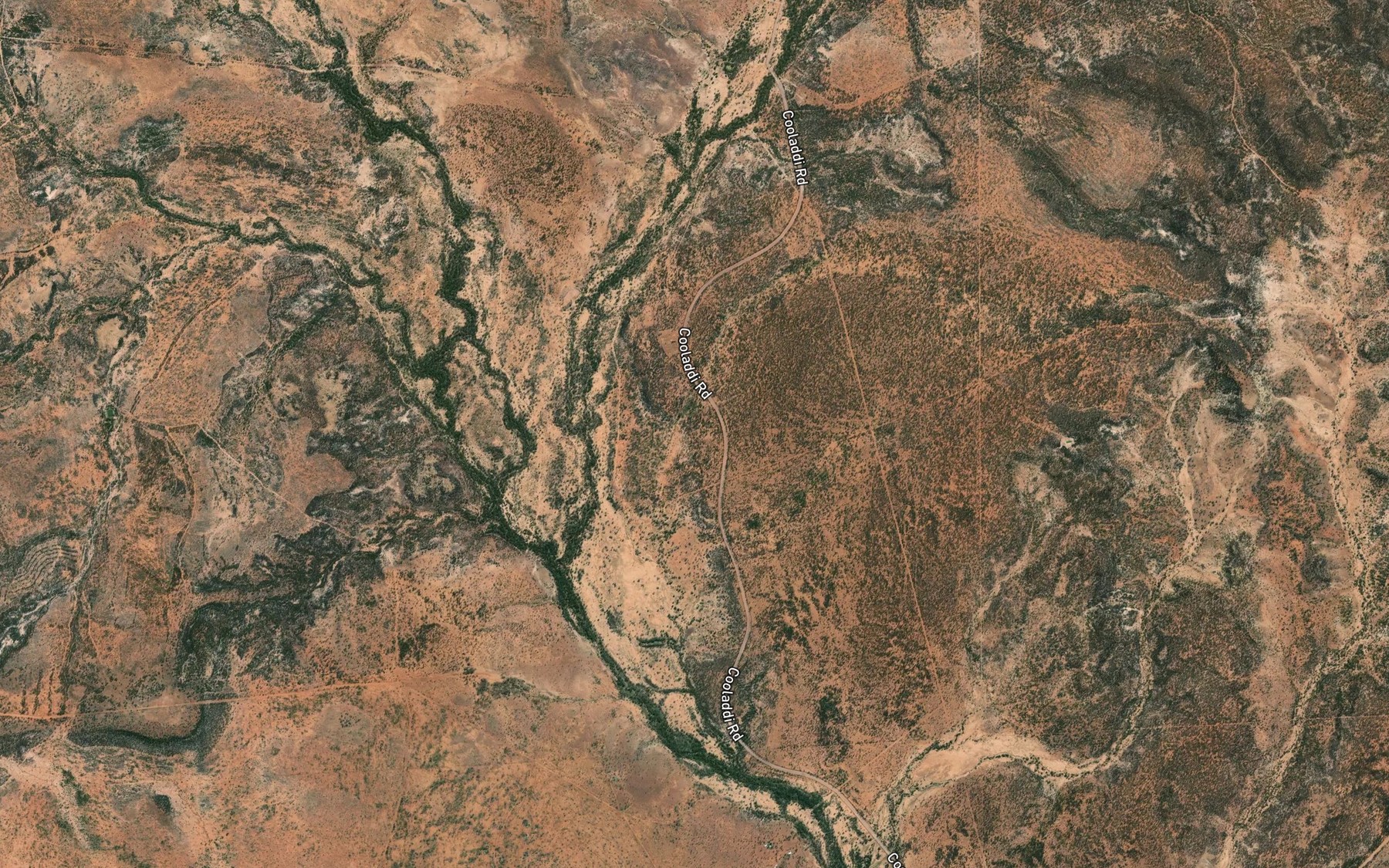 Satellite map of the Nimboy Creek
