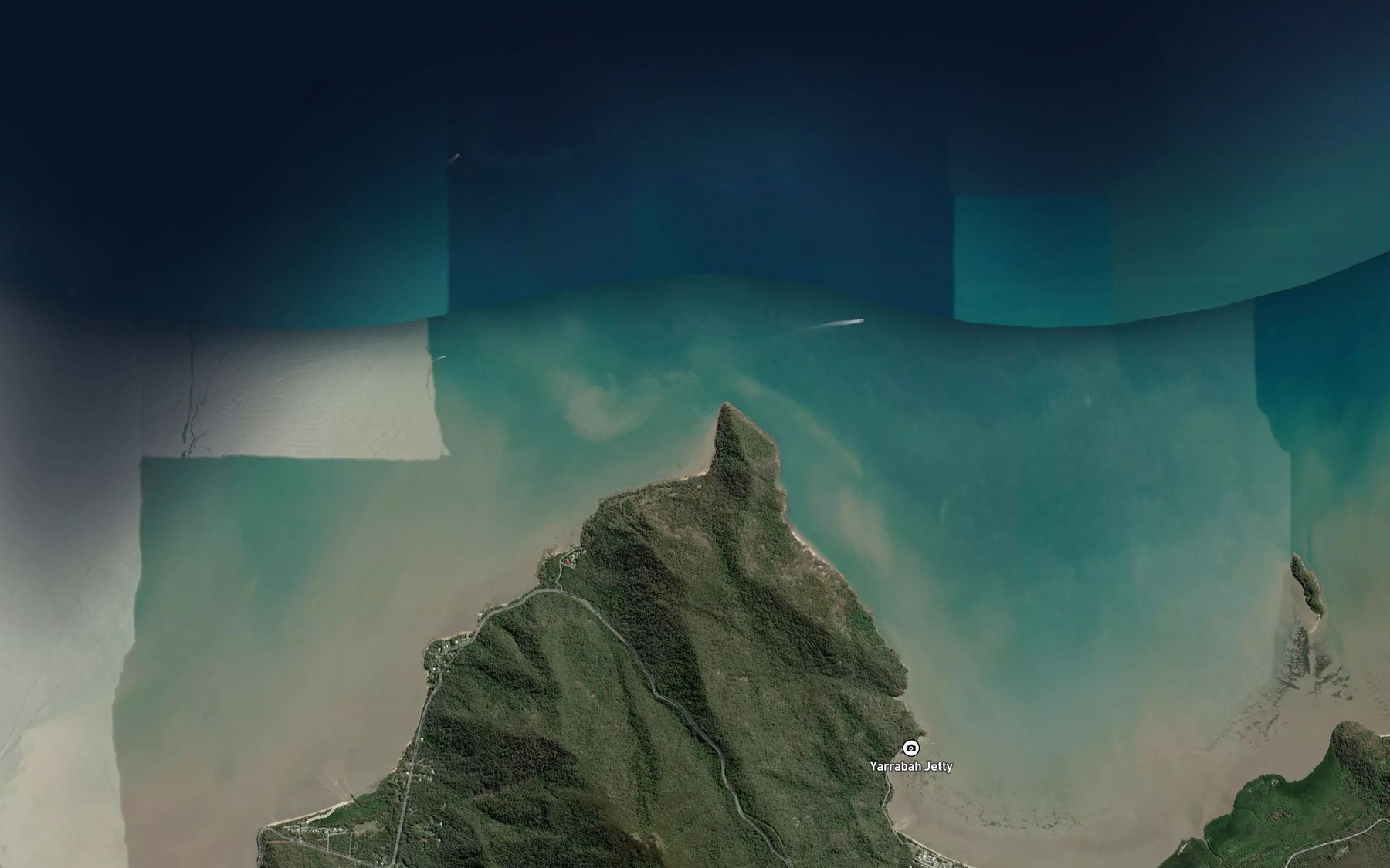 Satellite map of the Sunny Bay