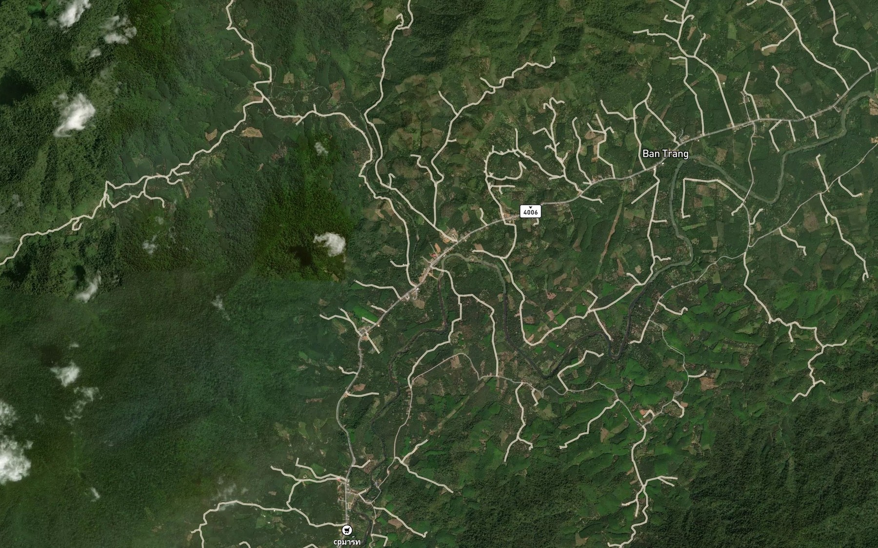 Satellite map of the Khlong Yae