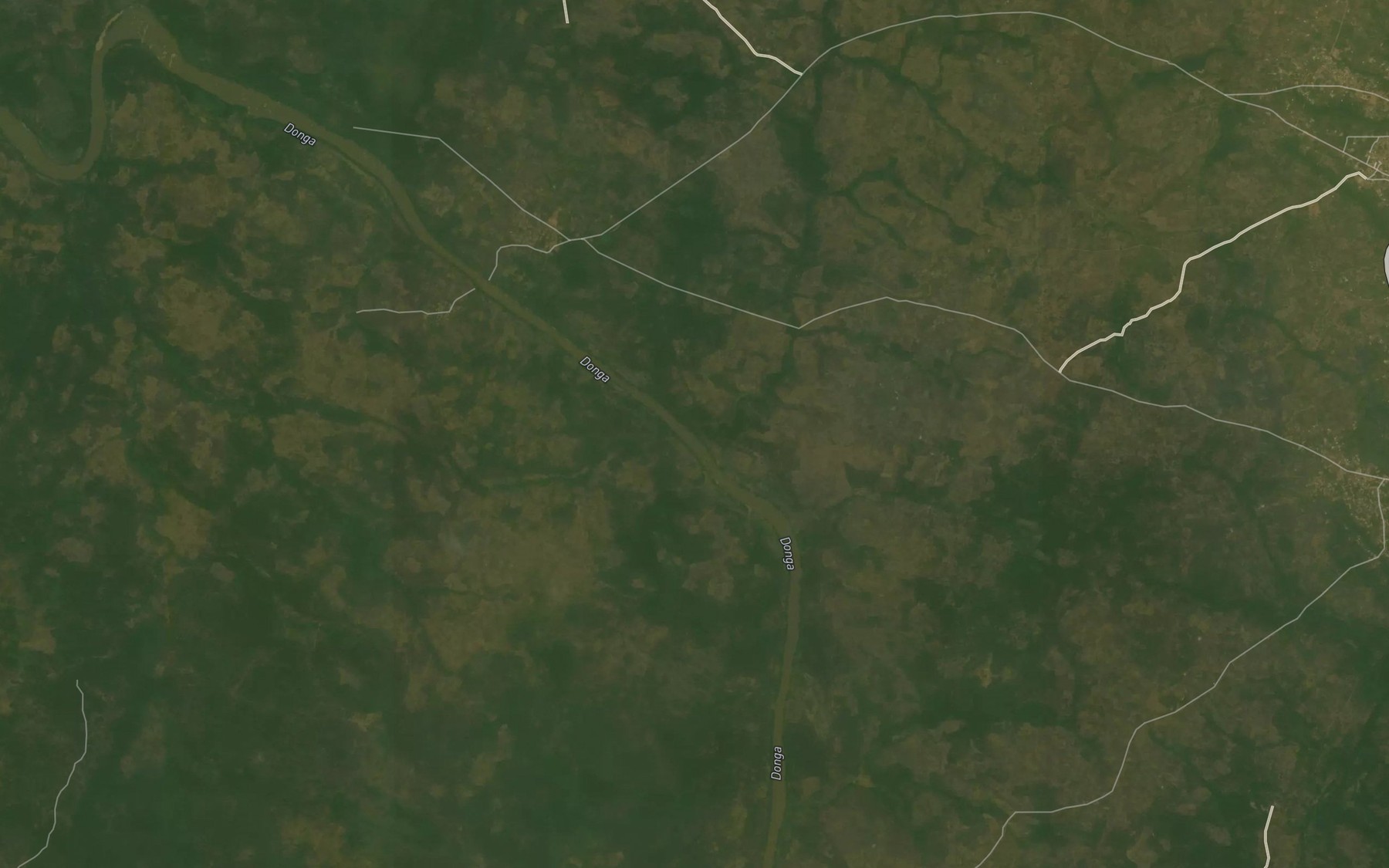 Satellite map of the River Kpawala
