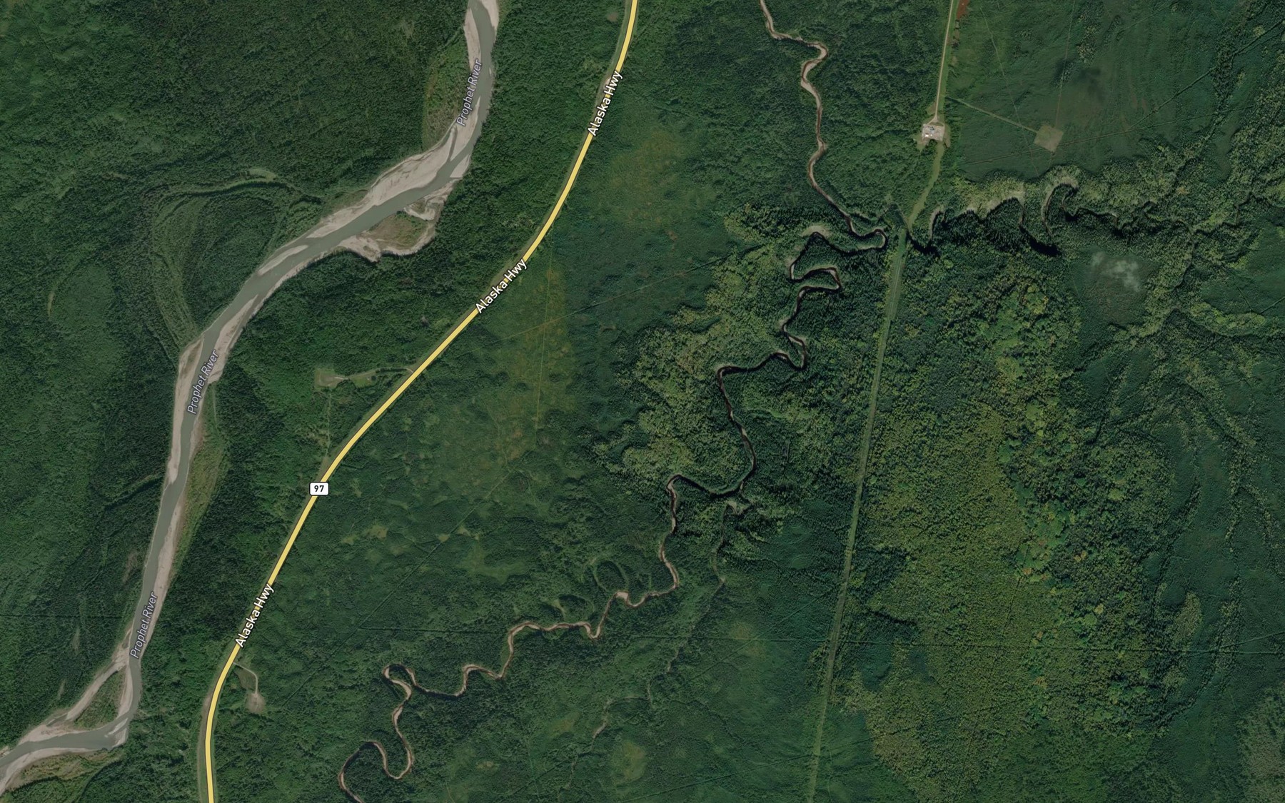 Satellite map of the Tsakosa Creek