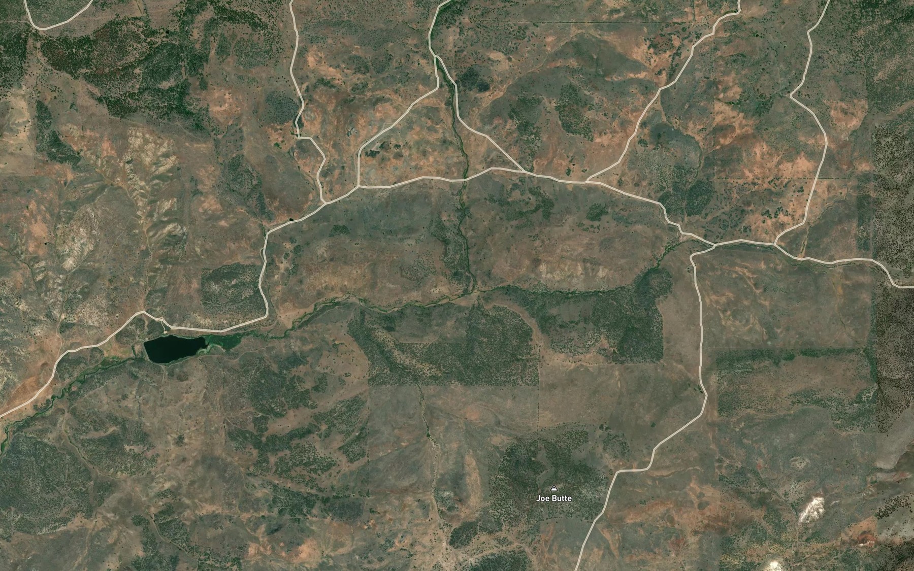 Satellite map of the Meadow Branch