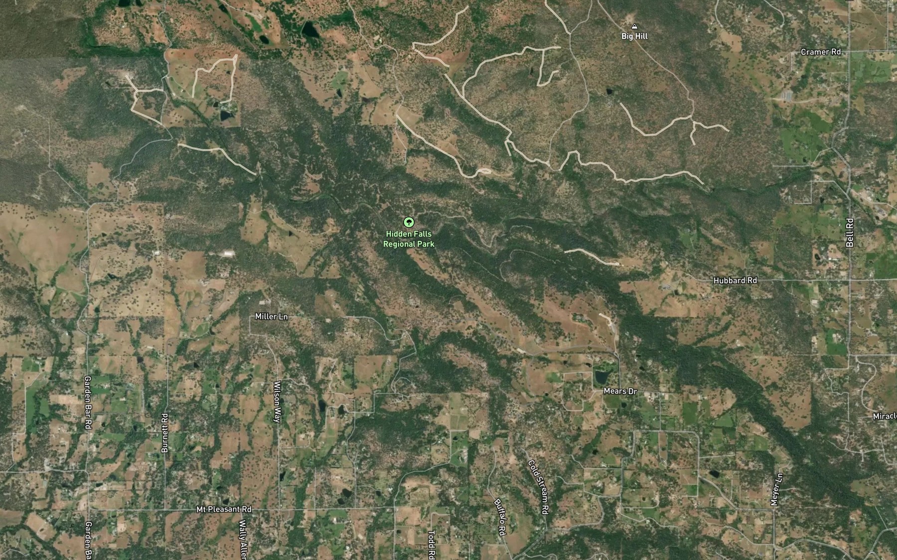 Satellite map of the Whisky Diggins Canal