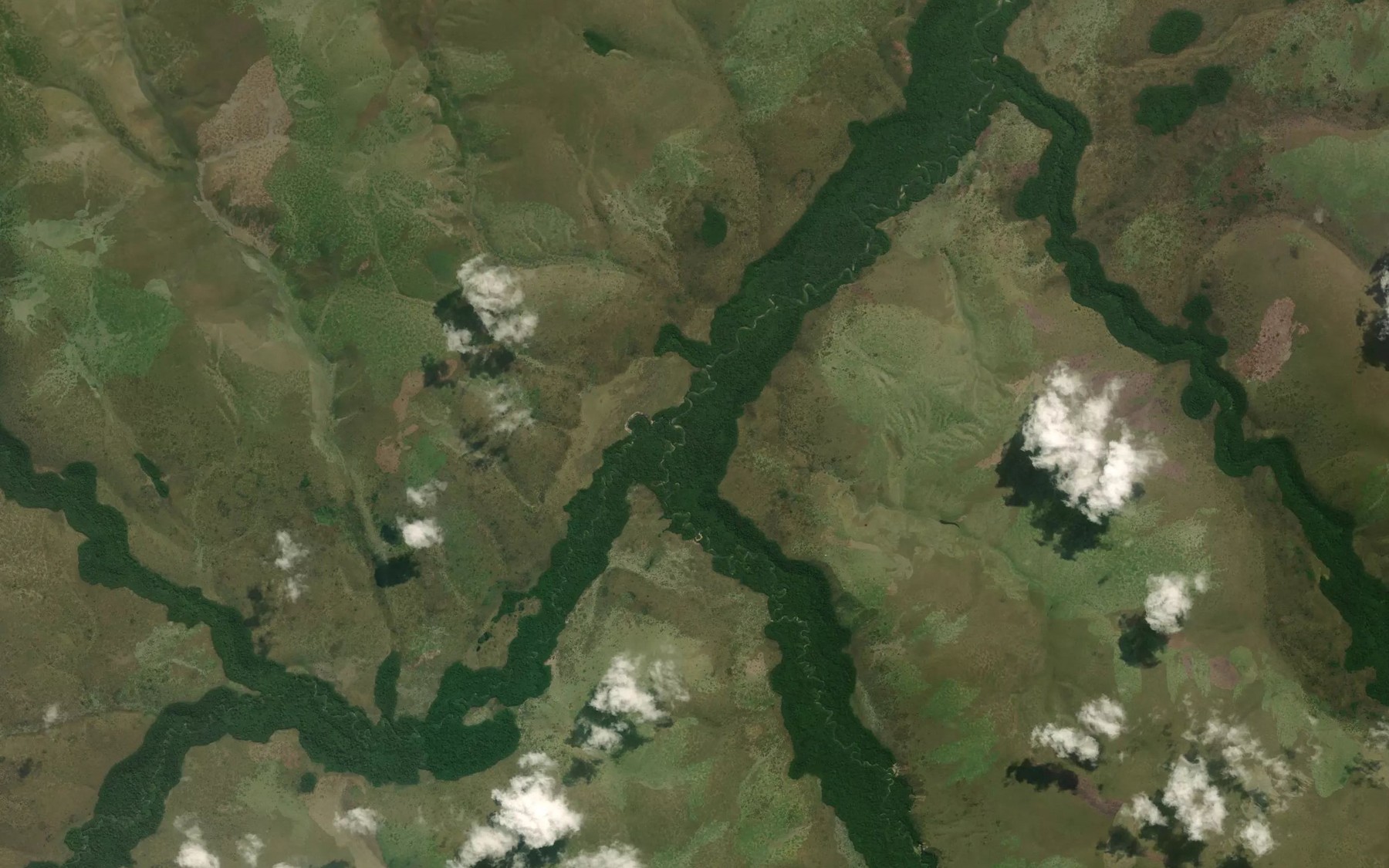 Satellite map of the Mbali