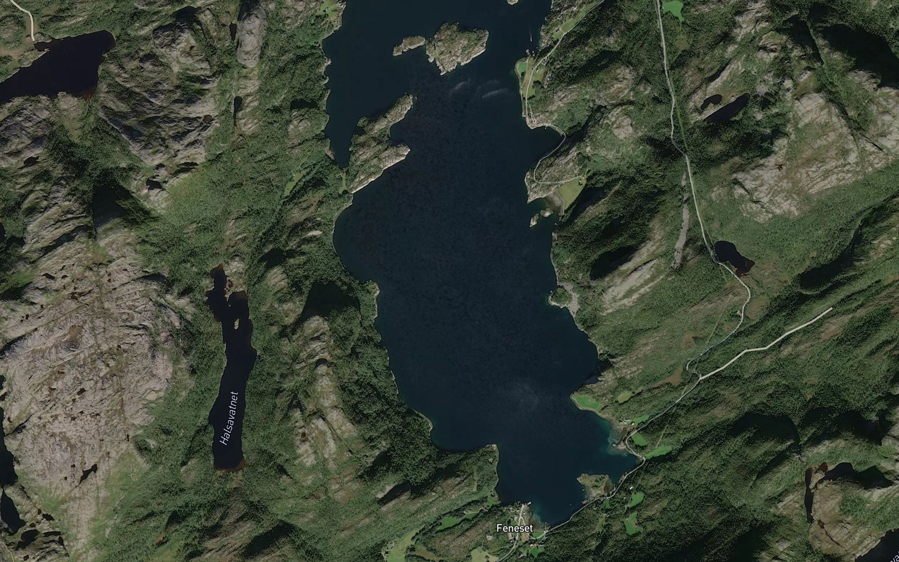 Satellite map of the Imsterfjorden