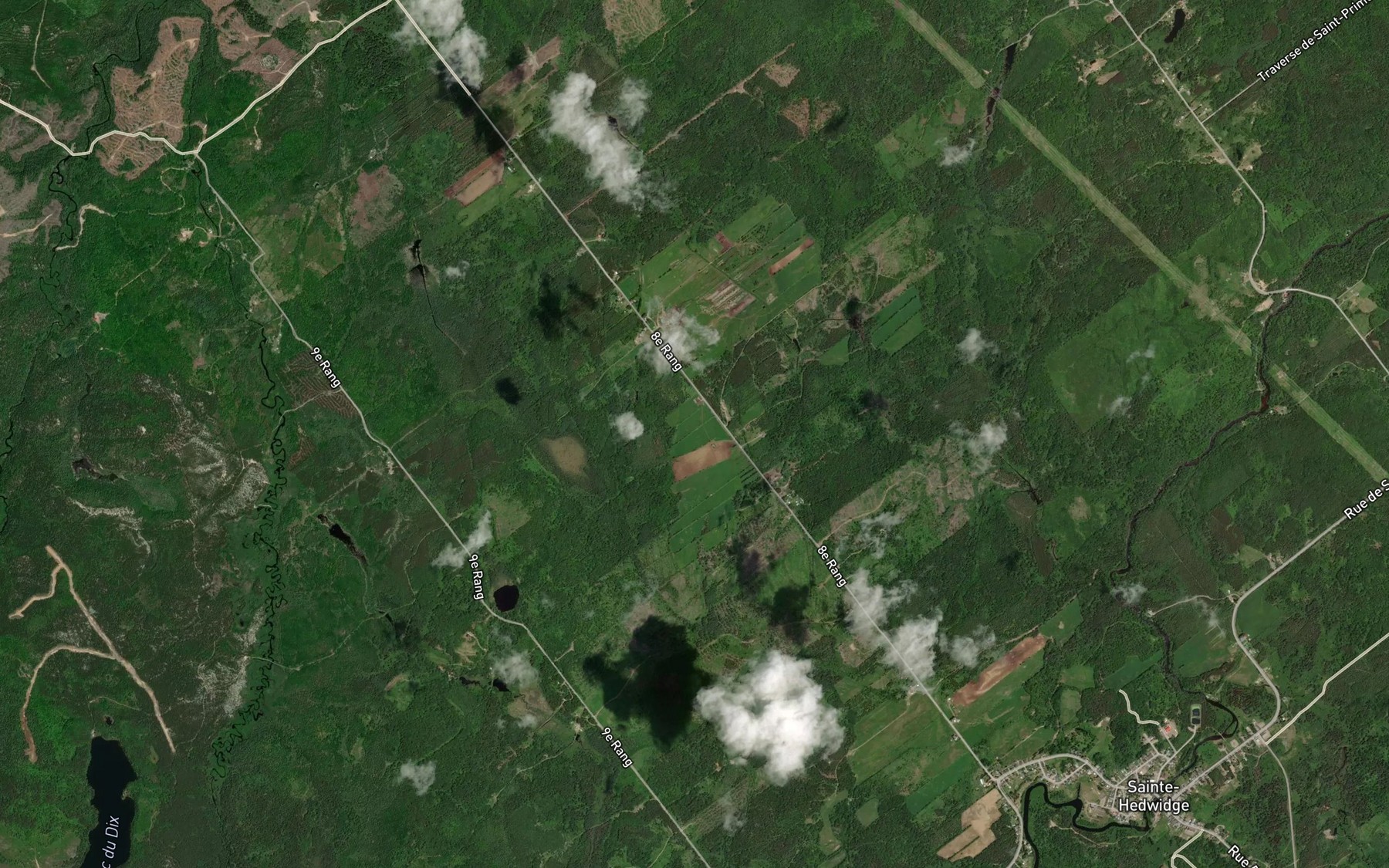 Satellite map of the Embranchement Langlais
