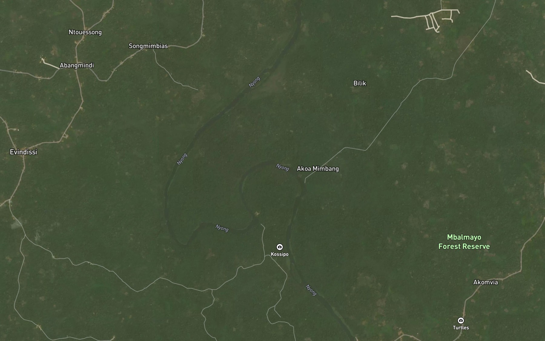 Satellite map of the Osoe Beloo