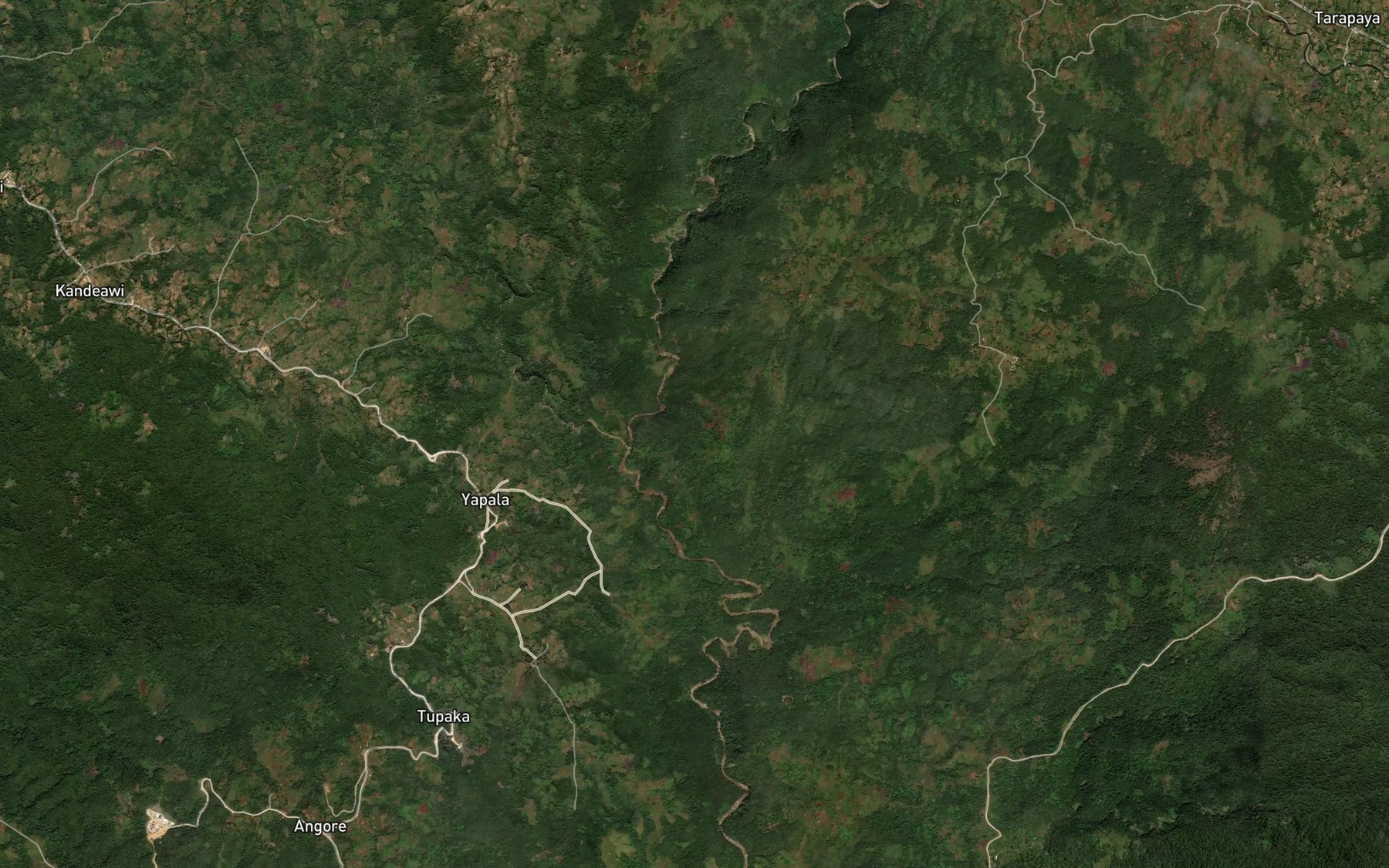 Satellite map of the Dagia River