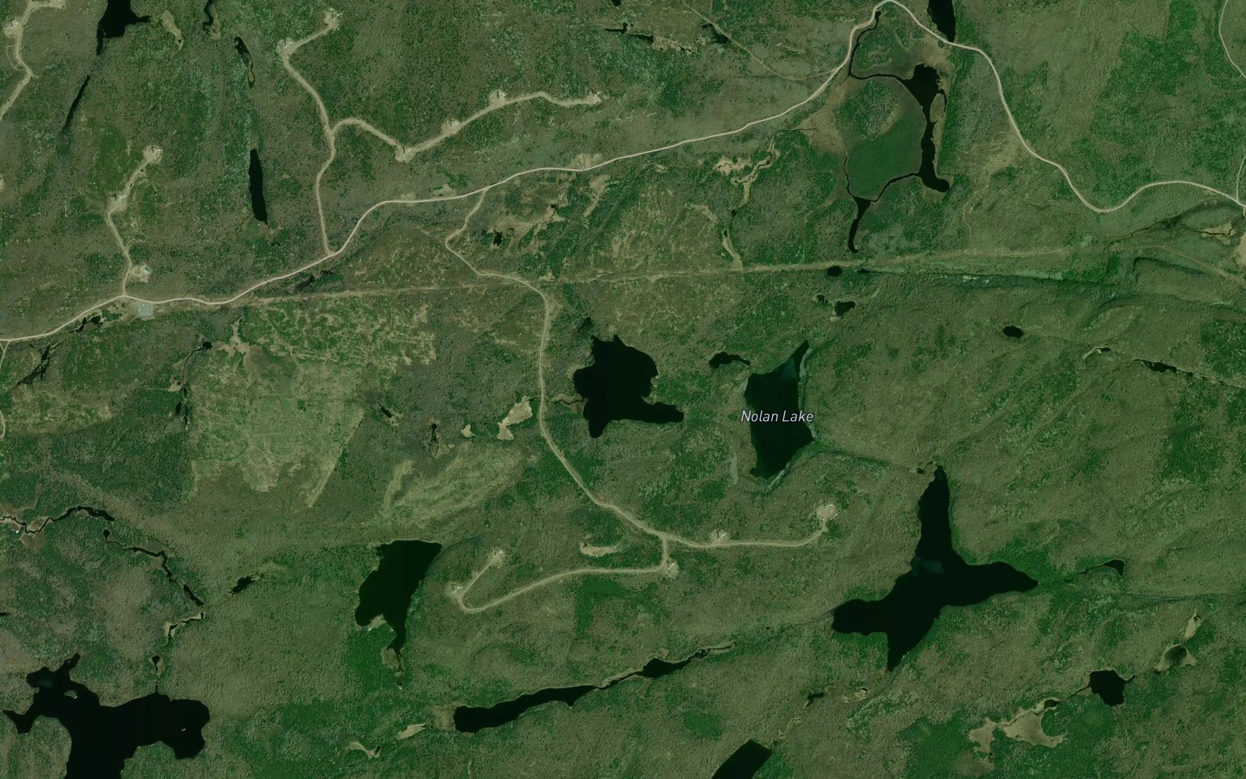 Satellite map of the Himdick Lake