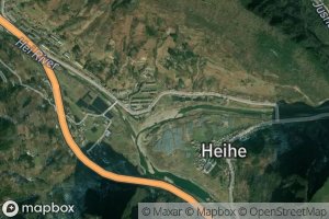 Satellite map of the Hei He
