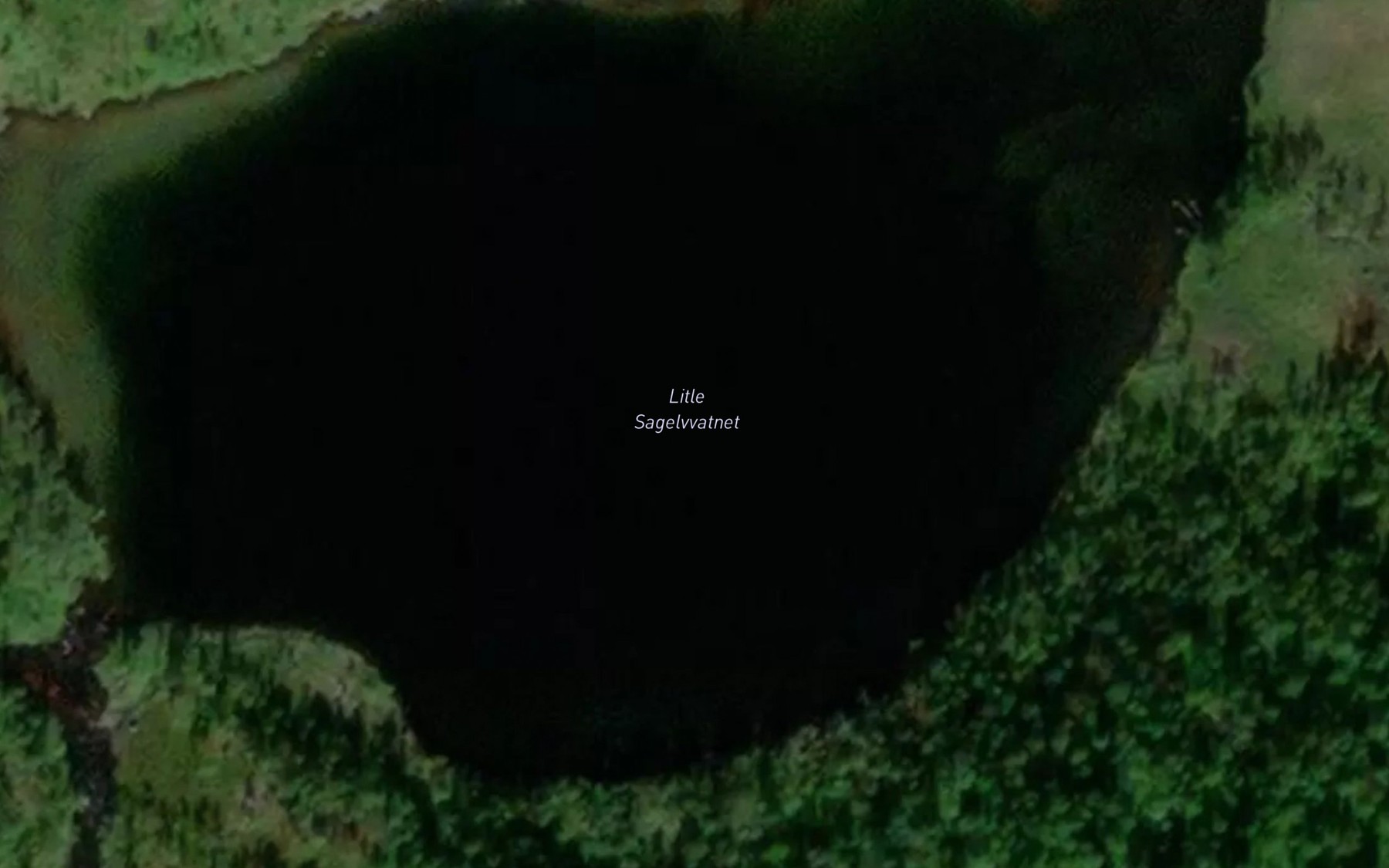 Satellite map of the Sagelvvatnet,l