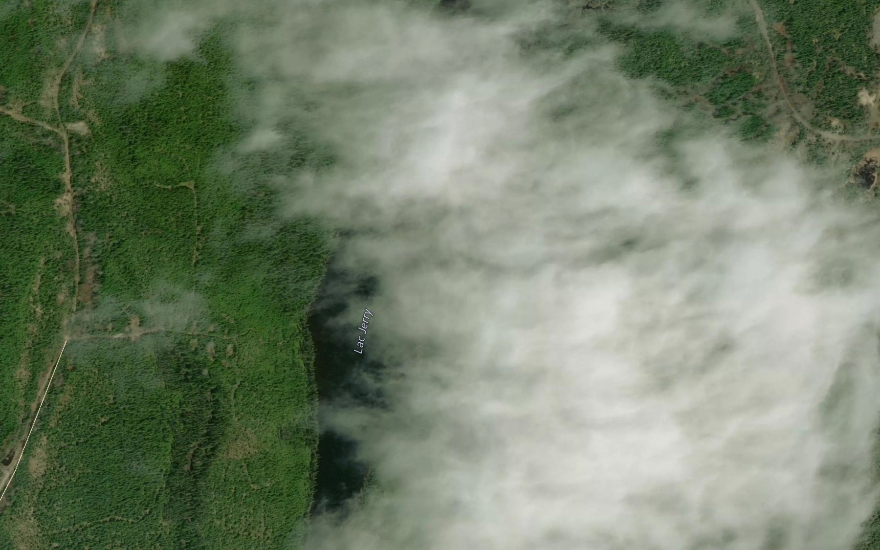 Satellite map of the Lac Jerry