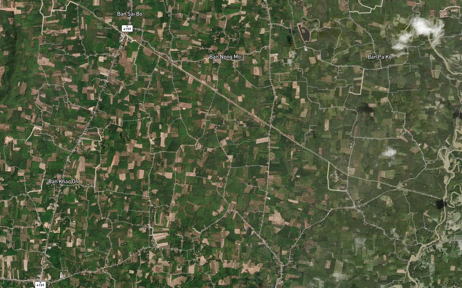 Satellite map of the Nong Niang Taek