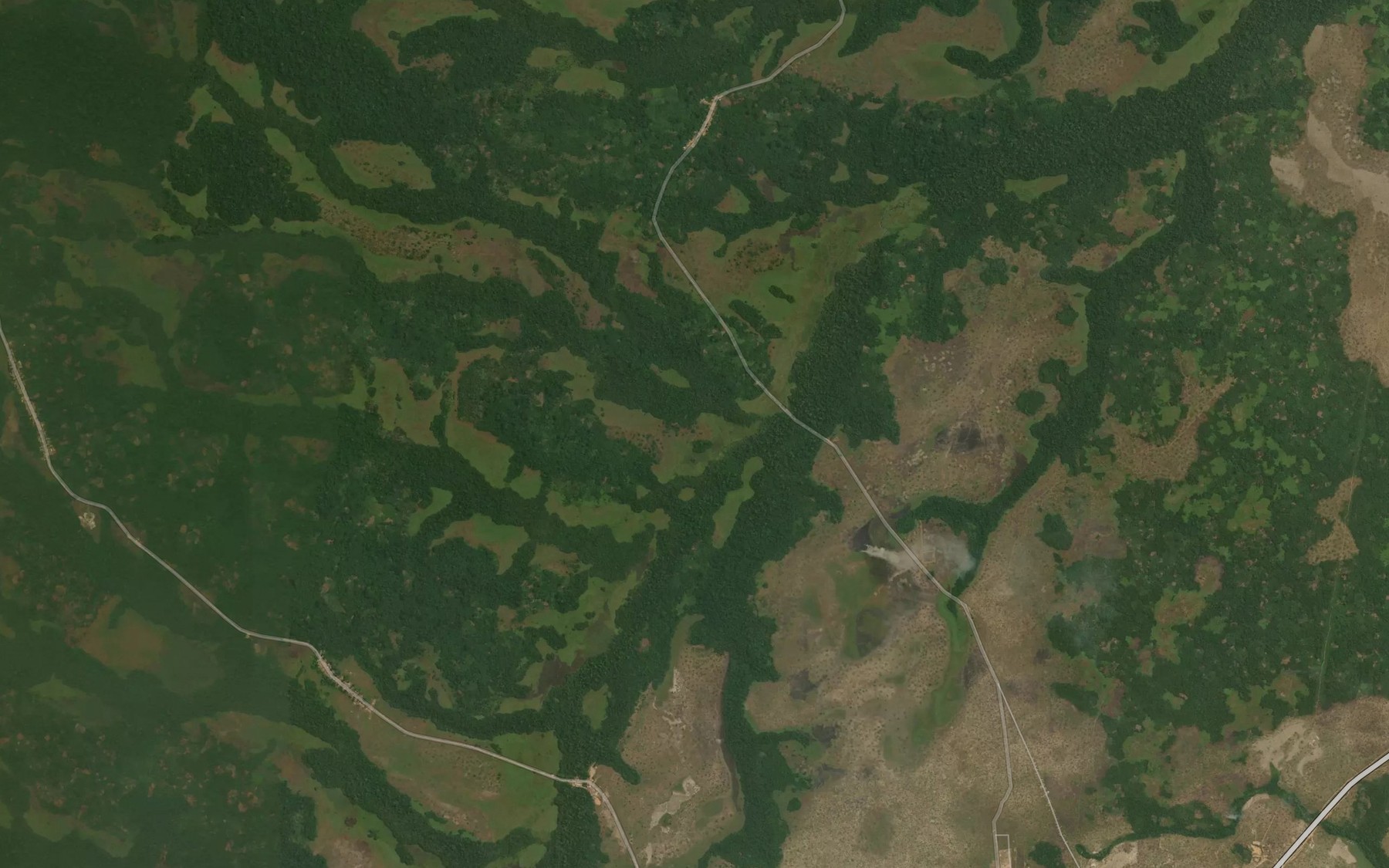 Satellite map of the Ebaka