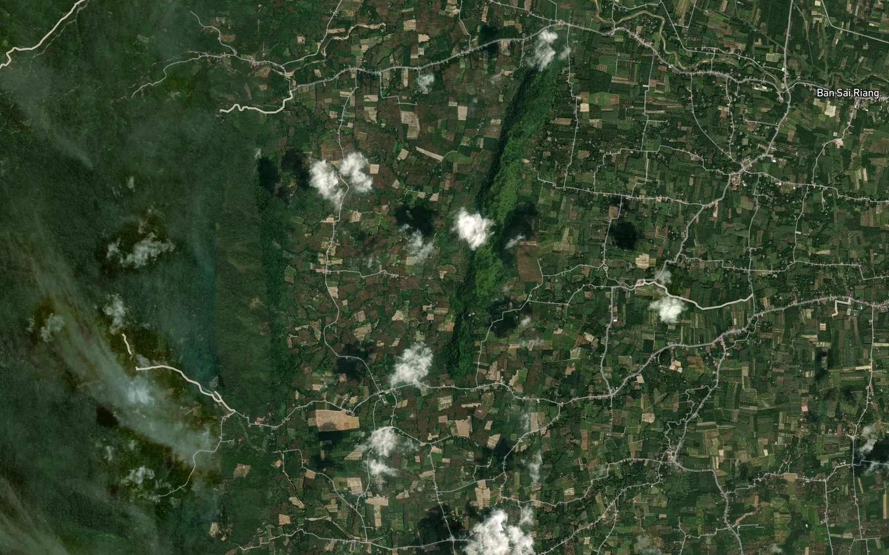 Satellite map of the Huai Tha Chaeng