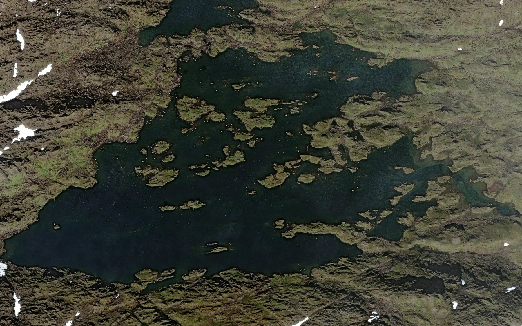 Satellite map of the Nordre Steinvatnet