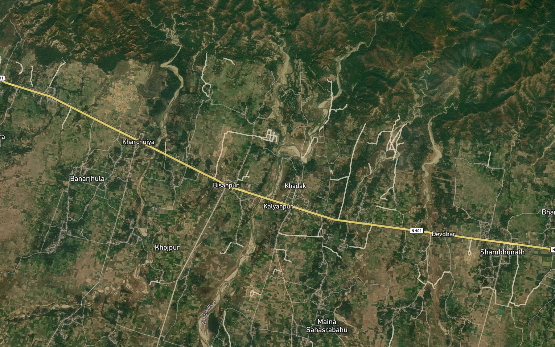Satellite map of the Dumarjod