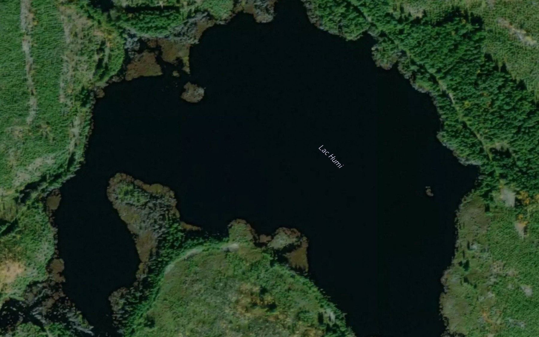 Satellite map of the Lac Humi