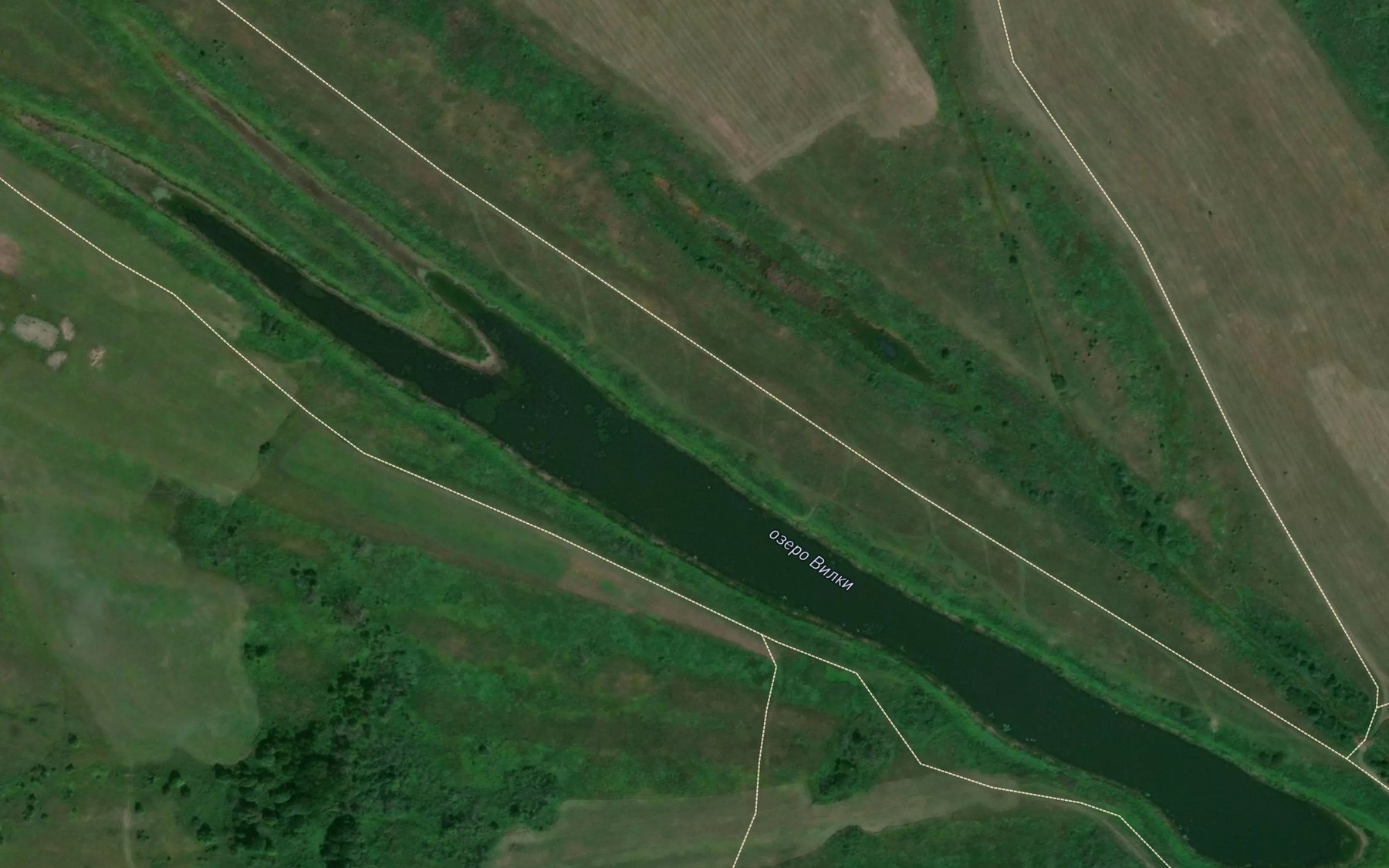 Satellite map of the Ozero Vilki