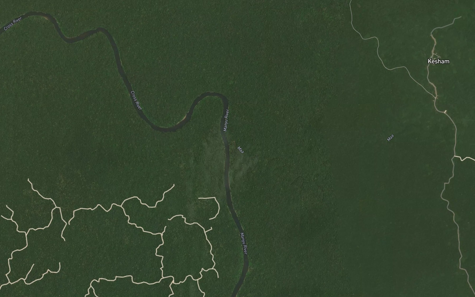 Satellite map of the Mam