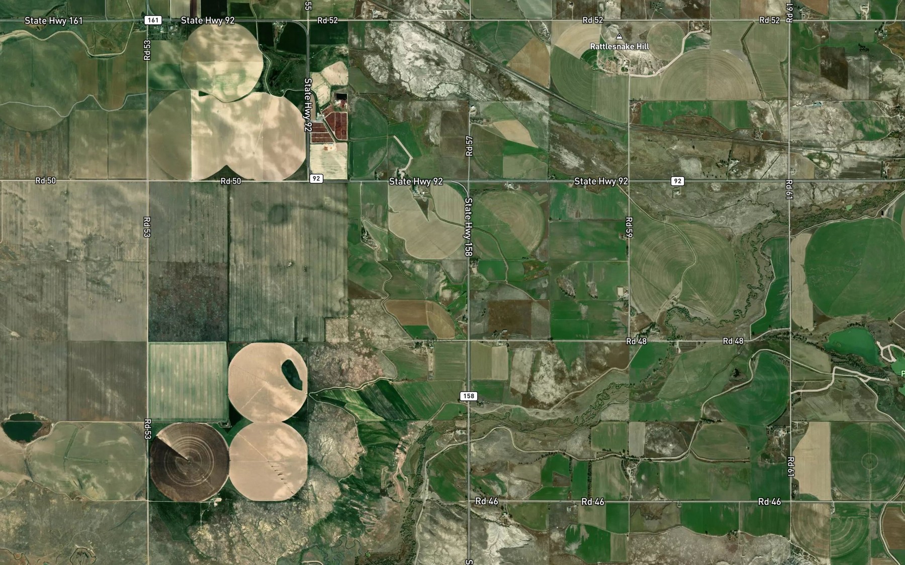 Satellite map of the East Springer Lateral