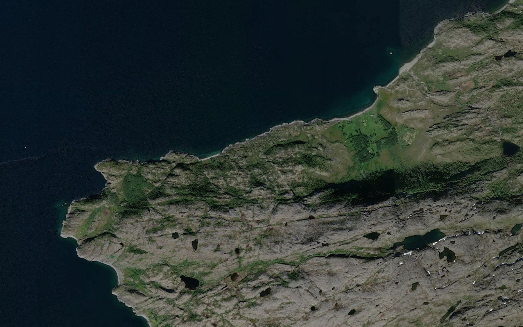 Satellite map of the Sikan