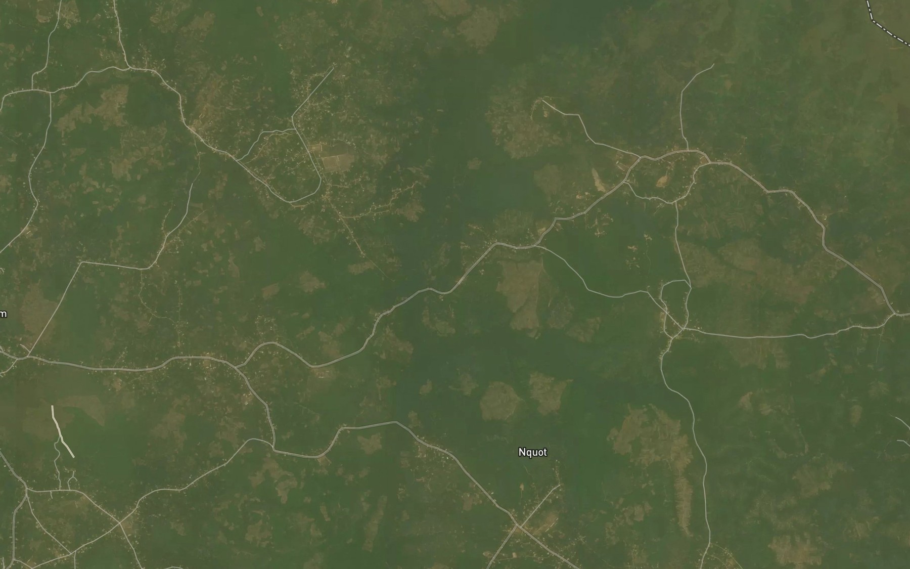 Satellite map of the River Okon