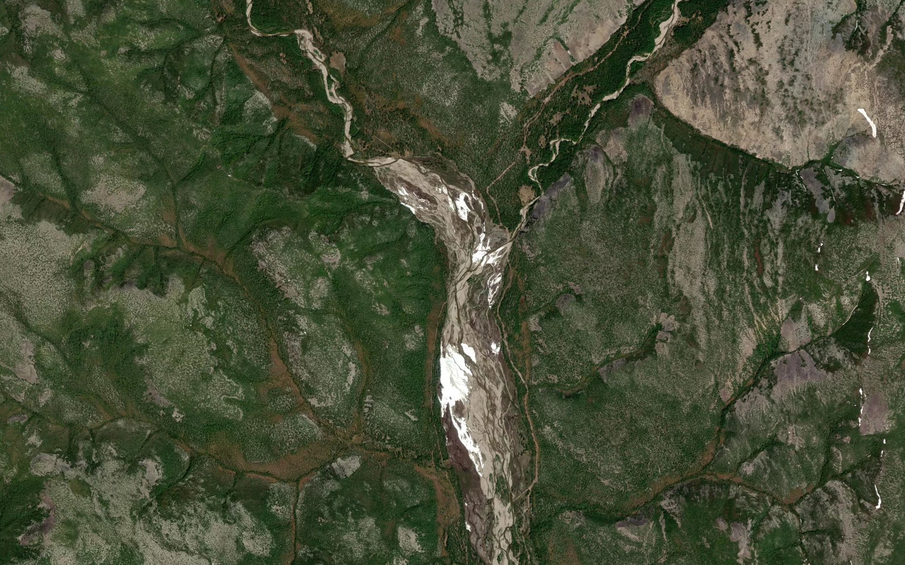 Satellite map of the Konchukchyan