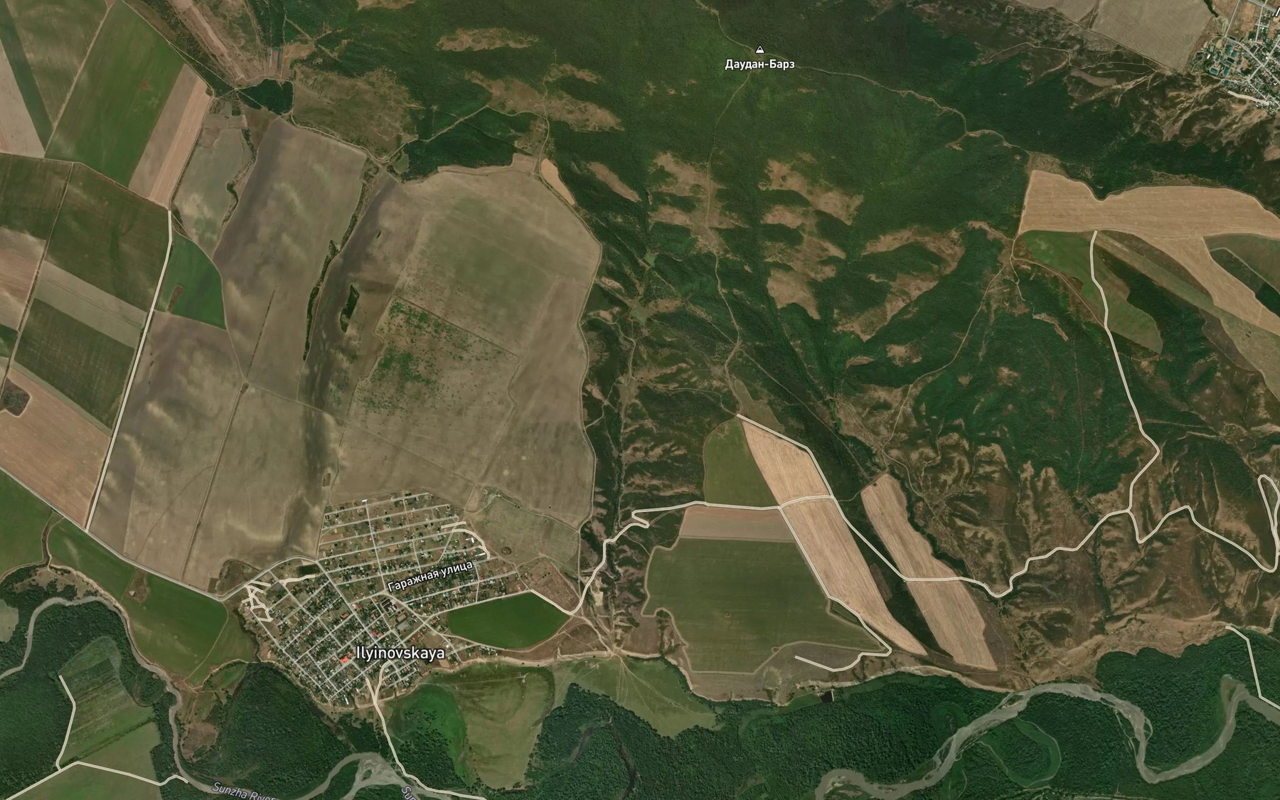 Satellite map of the Balka Vorovskaya