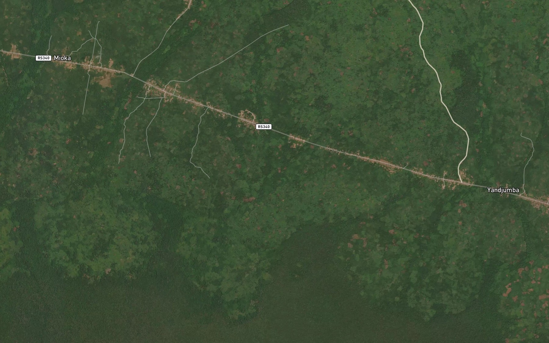 Satellite map of the Mandalo