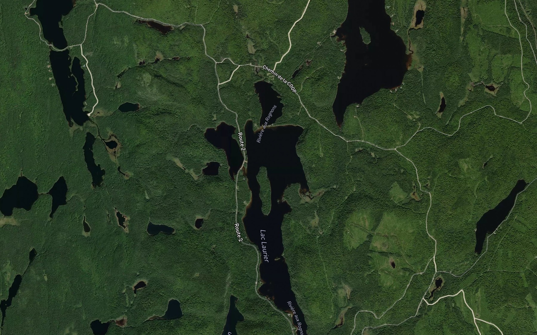 Satellite map of the Baie de la Charge
