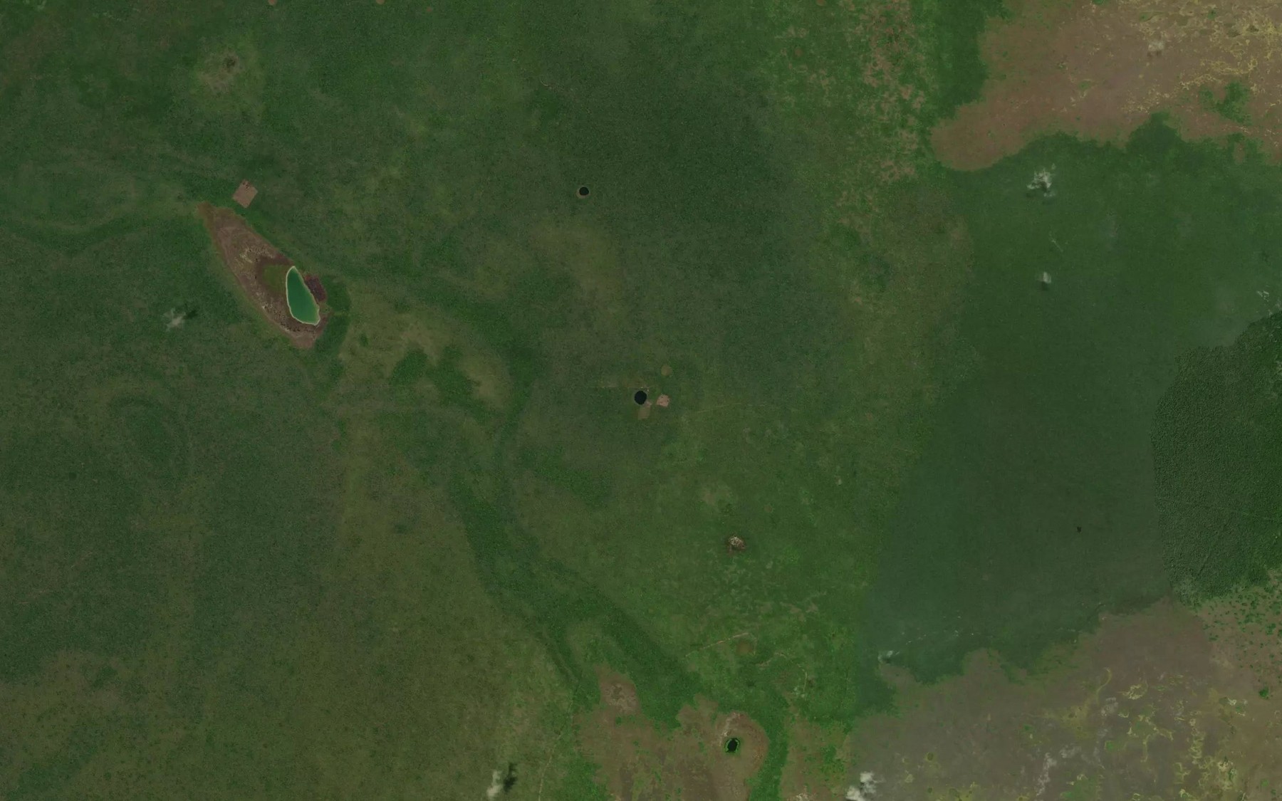 Satellite map of the Laguna Xdominic