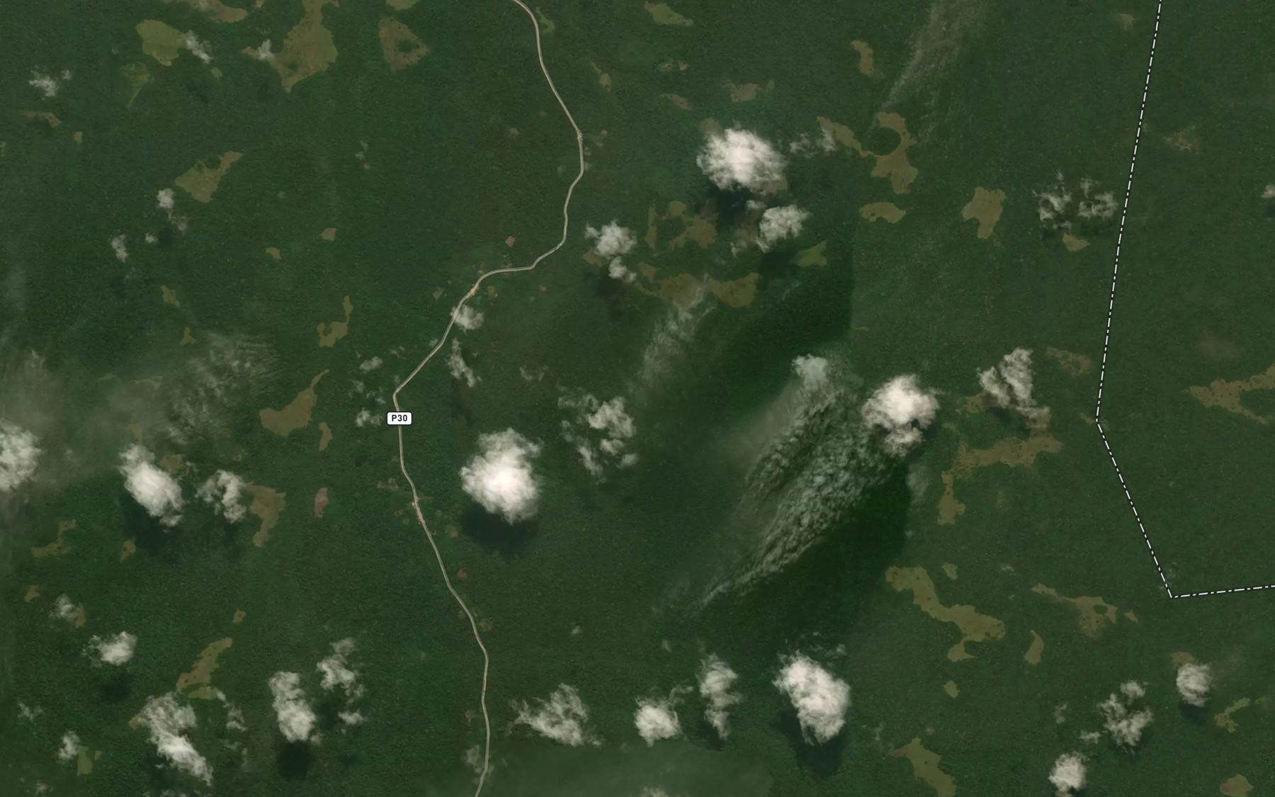 Satellite map of the Essibeti