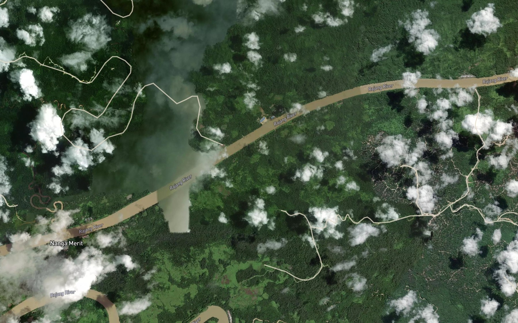 Satellite map of the Sungai Musa
