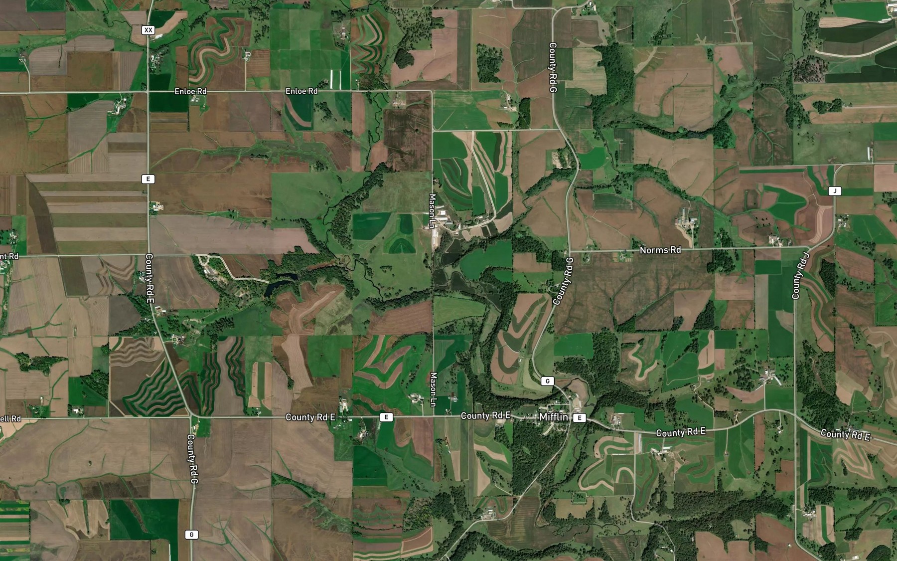 Satellite map of the Livingston Branch