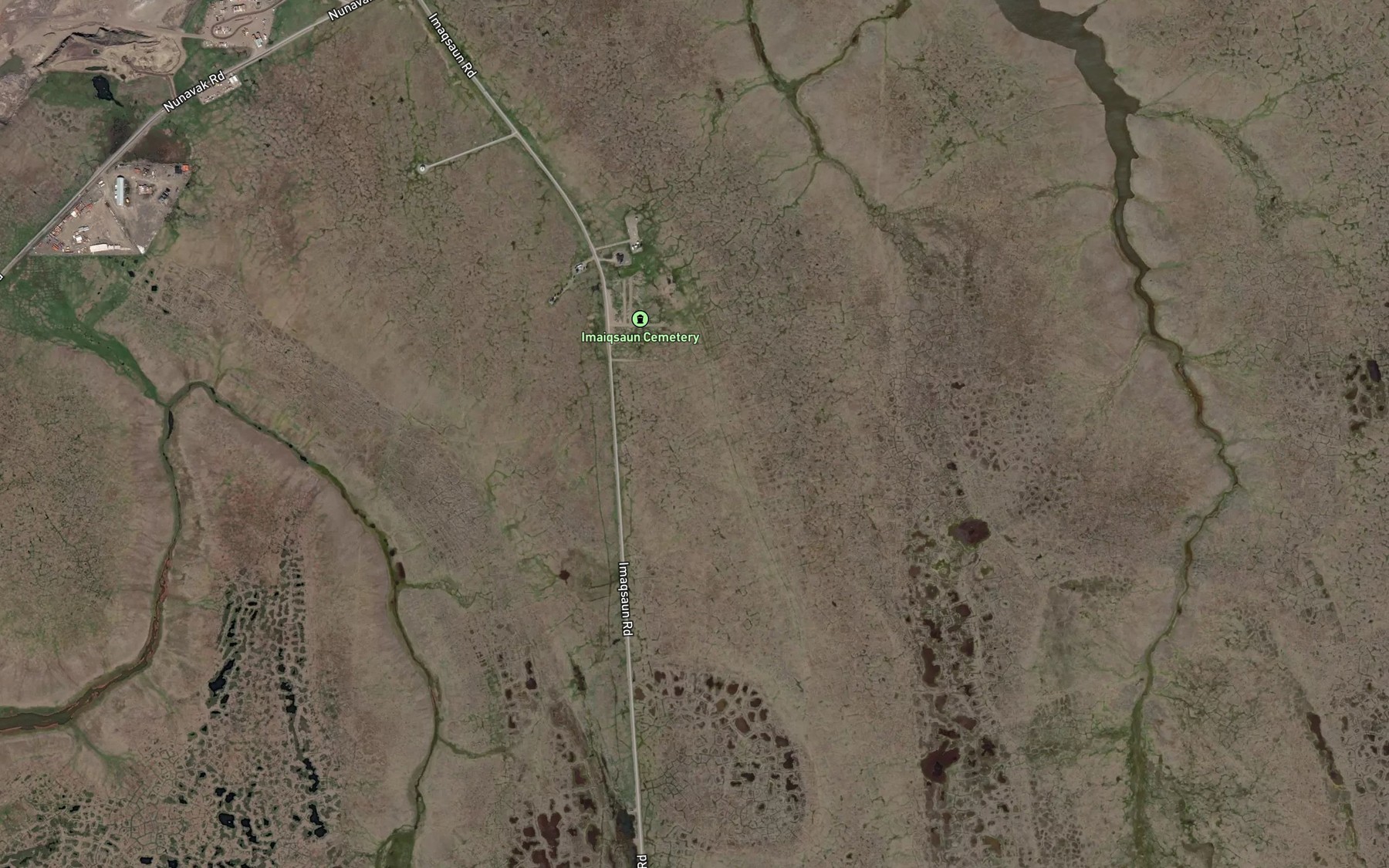 Satellite map of the Nerravak Lagoon