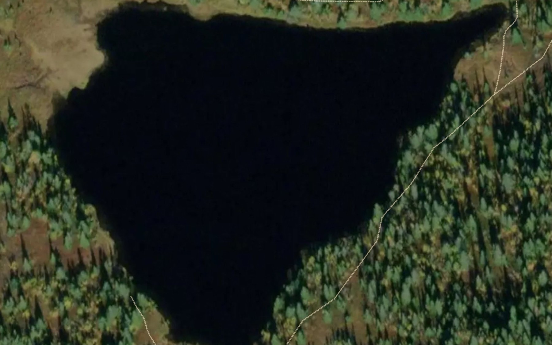 Satellite map of the Ytre Svartvatn