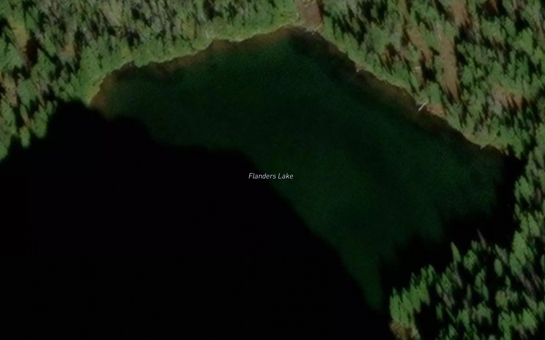Satellite map of the Flanders Lake